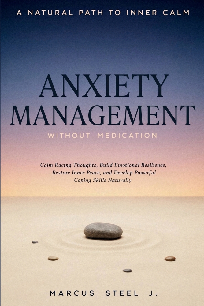 Anxiety Management Without Medication: Calm Racing Thoughts, Build Emotional Resilience, Restore Inner Peace, and Develop Powerful Coping Skills Natur cover