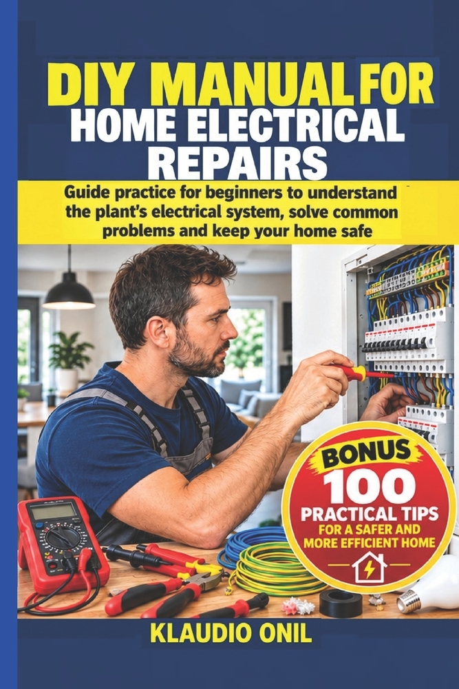 DIY Manual for Home Electrical Repairs: Guide practice for beginners to understand the plant's electrical system, solve common problems, and keep your cover