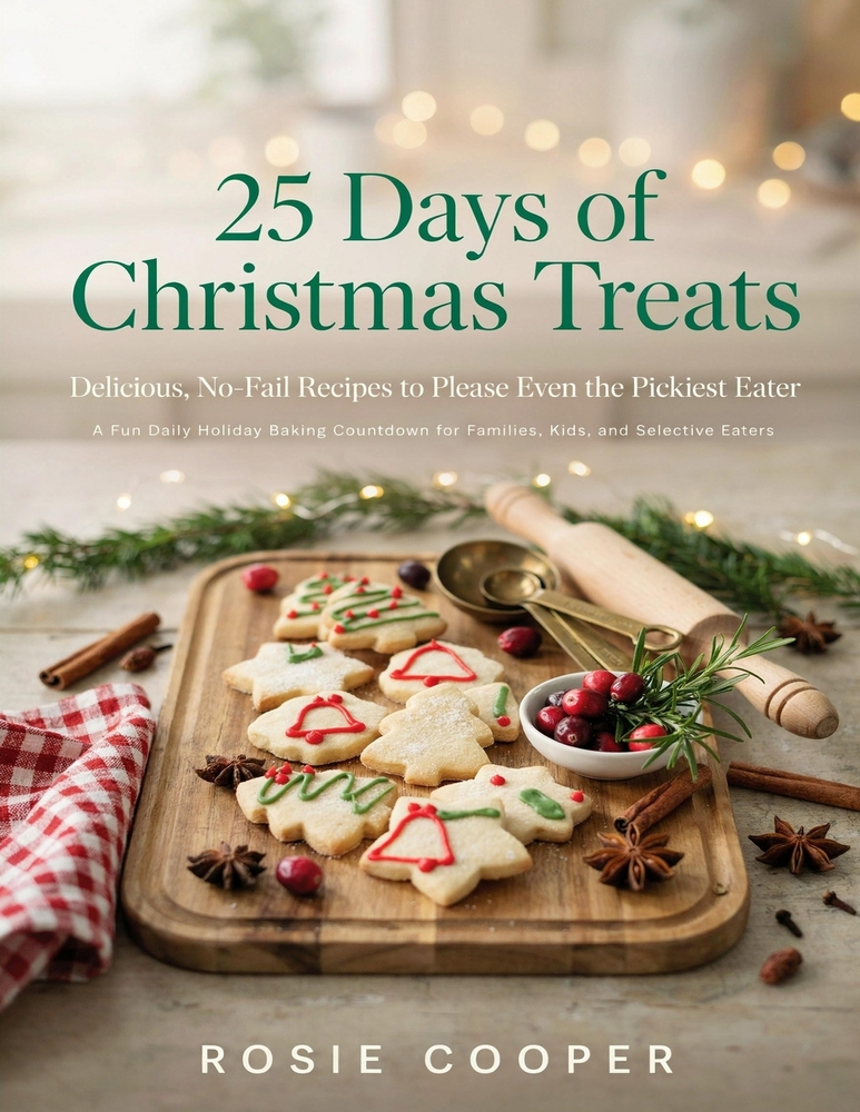 25 Days of Christmas Treats: Delicious, No-Fail Recipes to Please Even the Pickiest Eater: A Fun Daily Holiday Baking Countdown for Families, Kids, an cover