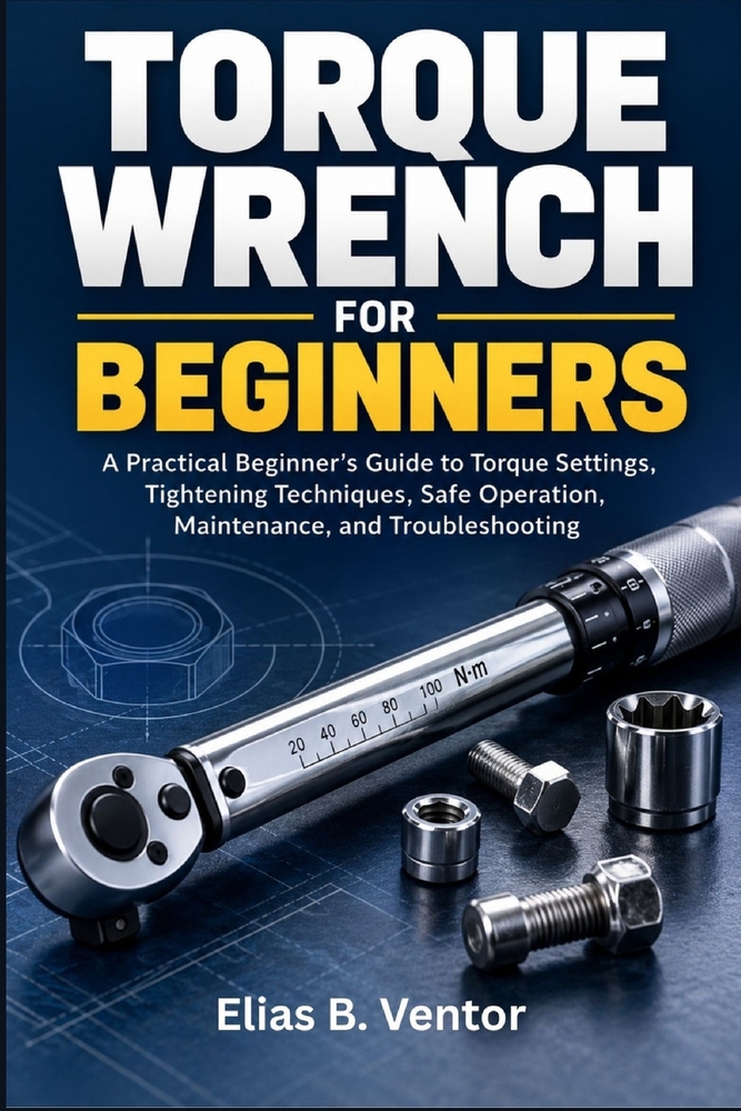 Torque Wrench for Beginners: A Practical Beginner's Guide to Torque Settings, Tightening Techniques, Safe Operation, Maintenance, and Troubleshooting cover