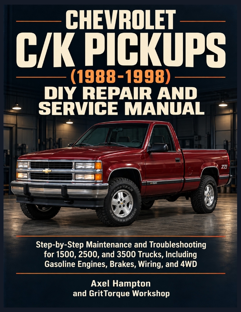 Chevrolet C/K Pickups (1988-1998) DIY Repair and Service Manual: Step-by-Step Maintenance and Troubleshooting for 1500, 2500, and 3500 Trucks, Includi cover