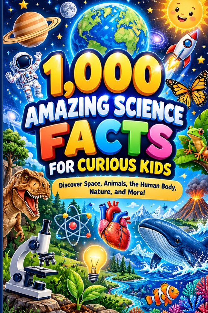 The Big Book of 1,000 Science Facts for Kids: Incredible Discoveries About Space, Animals, Nature, and the Human Body cover