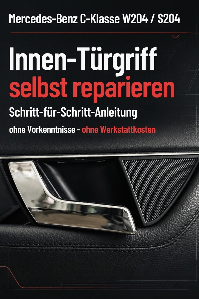 Merzedes-Benz C-Klasse W204 / S204 - Innen-Türgriff selbst reparieren: Schritt-für-Schritt-Anleitung - ohne Vorkenntnisse - ohne Werkstattkosten cover
