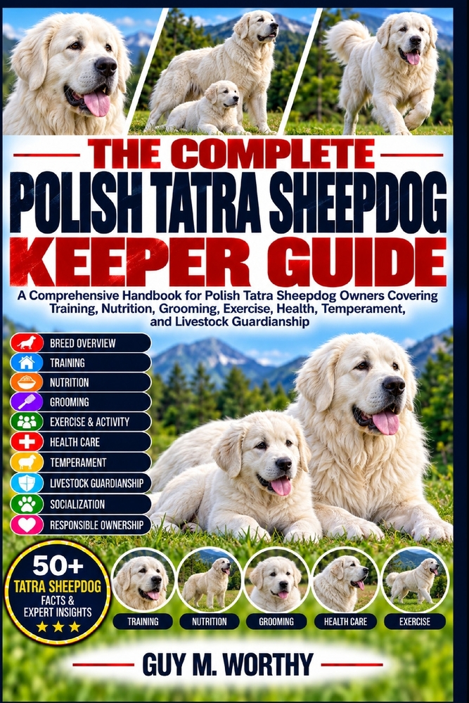 The Complete Polish Tatra Sheepdog Keeper Guide: A Comprehensive Handbook for Polish Tatra Sheepdog Owners Covering Training, Nutrition, Grooming, Exe cover