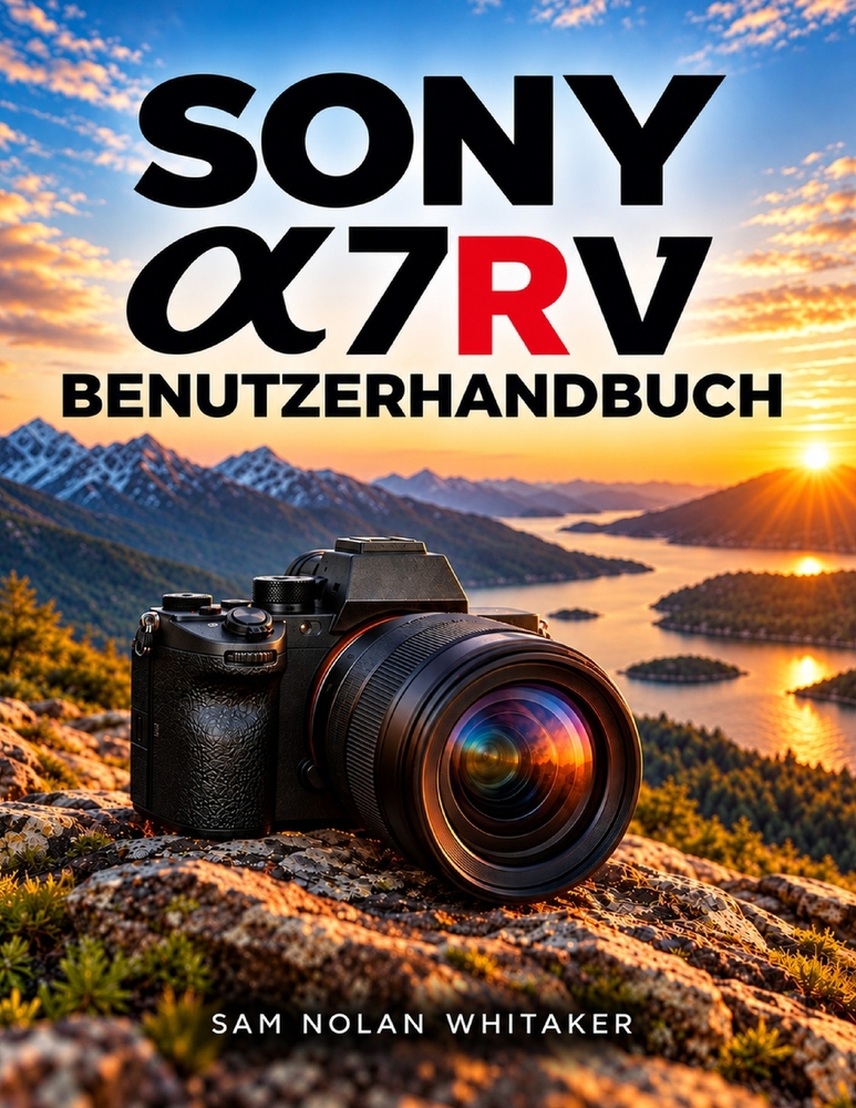 Sony α7r V Benutzerhandbuch: Ein praktischer Leitfaden für Anfänger bis Fortgeschrittene zu Fotografie, Video, Autofokus, Belichtung, Anpassung u cover
