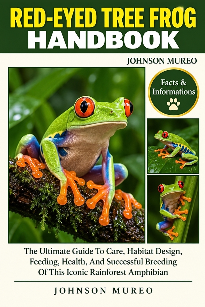 Red-Eyed Tree Frog Handbook: The Ultimate Guide To Care, Habitat Design, Feeding, Health, And Successful Breeding Of This Iconic Rainforest Amphibian cover