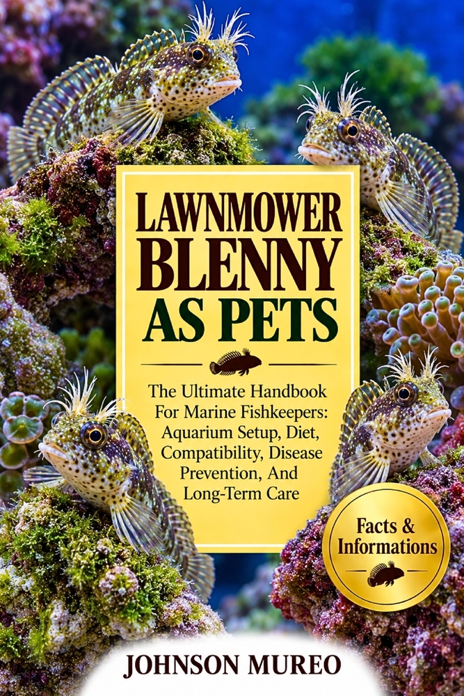 Lawnmower Blenny as Pets: The Ultimate Handbook For Marine Fishkeepers: Aquarium Setup, Diet, Compatibility, Disease Prevention, And Long-Term Care cover