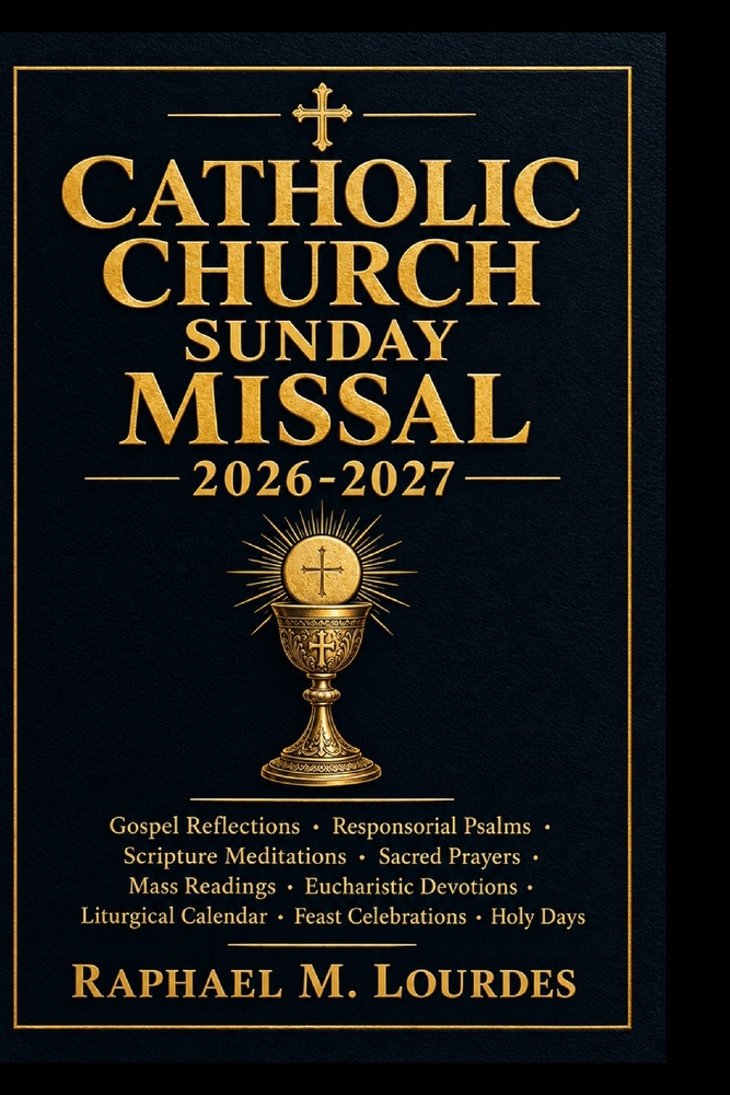 Catholic Church Sunday Missal 2026-2027: Gospel reflections, responsorial Psalms, scripture meditations, sacred prayers, Mass readings, eucharistic de cover