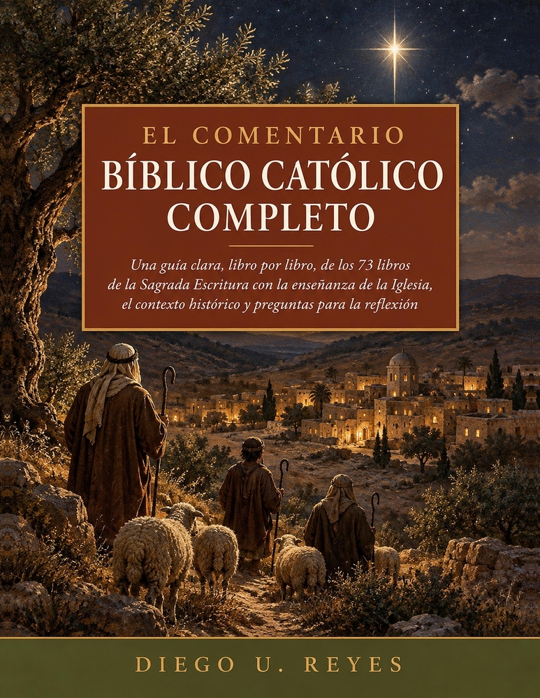 El Comentario Bíblico Católico Completo: Una guía clara, libro por libro, de los 73 libros de la Sagrada Escritura con la enseñanza de la Iglesia, el cover