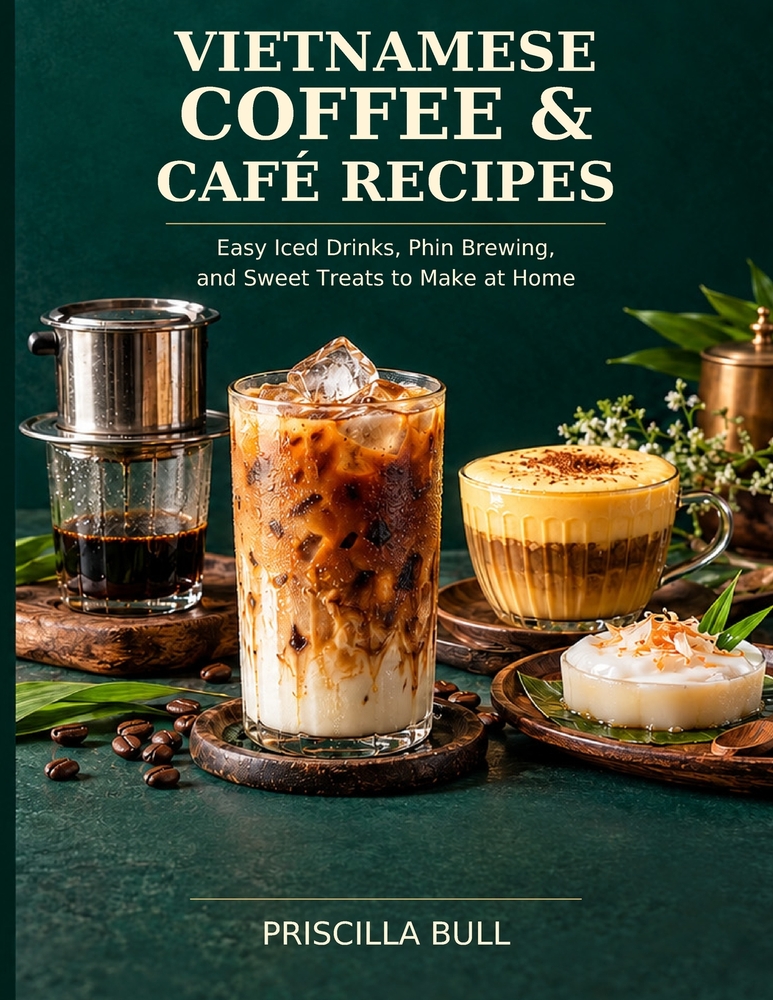 Vietnamese Coffee & Café Recipes: Easy Iced Drinks, Phin Brewing, and Sweet Treats to Make at Home cover