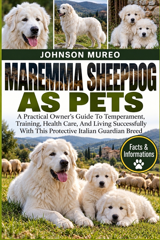 Maremma Sheepdog as Pets: A Practical Owner's Guide To Temperament, Training, Health Care, And Living Successfully With This Protective Italian Guardi cover