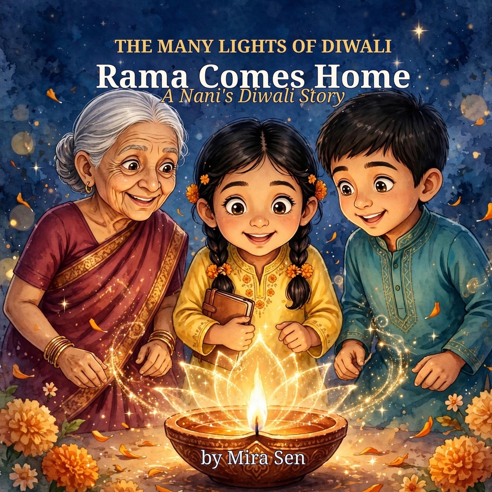 The Many Lights of Diwali: Rama Comes Home: A Picture Book About the Festival of Lights for Kids Ages 4-8 cover