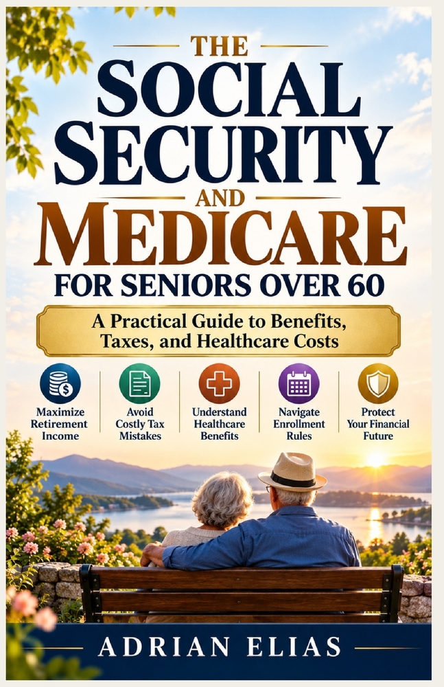 Social Security and Medicare for Seniors Over 60: A Practical Guide to Benefits, Taxes, and Healthcare Costs cover