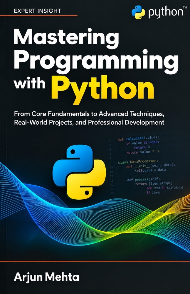 Mastering Programming with Python: From Core Fundamentals to Advanced Techniques, Real-World Projects, and Professional Development cover
