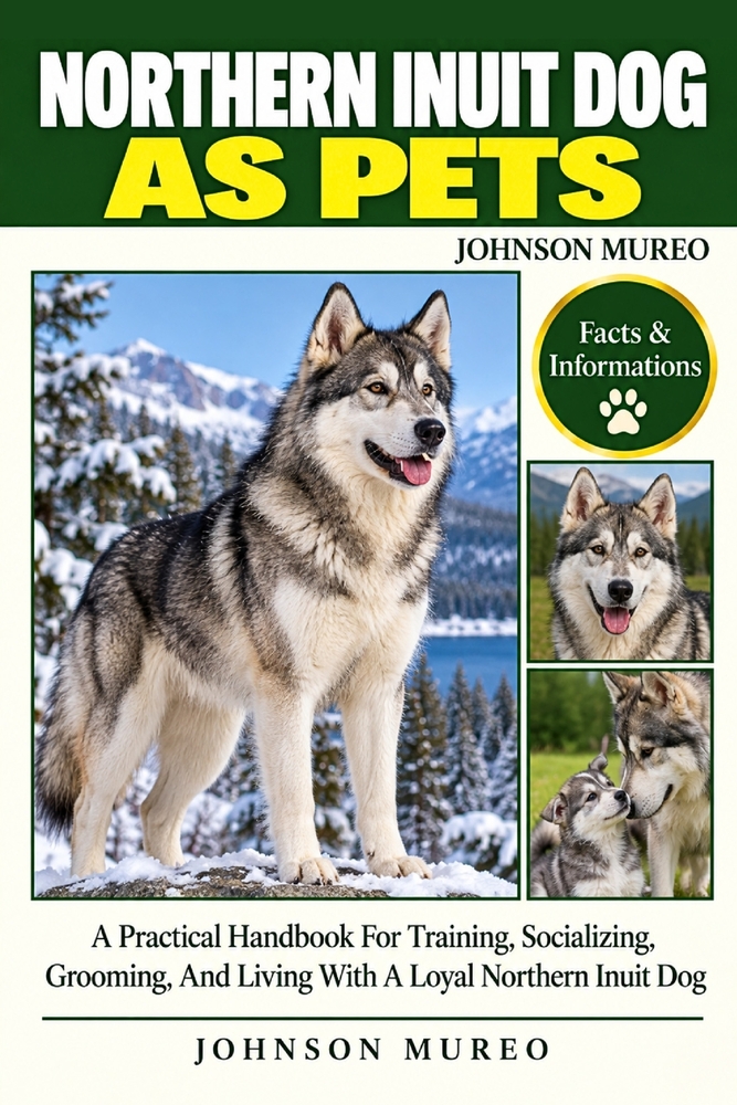 Northern Inuit Dog as Pets: A Practical Handbook For Training, Socializing, Grooming, And Living With A Loyal Northern Inuit Dog cover