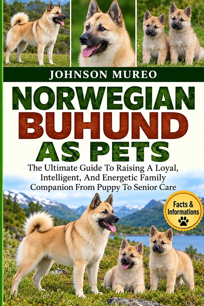 Norwegian Buhund as Pets: The Ultimate Guide To Raising A Loyal, Intelligent, And Energetic Family Companion From Puppy To Senior Care cover