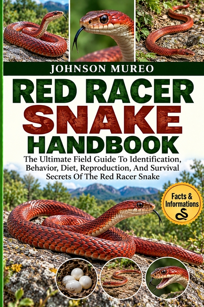 Red Racer Snake Handbook: The Ultimate Field Guide To Identification, Behavior, Diet, Reproduction, And Survival Secrets Of The Red Racer Snake cover