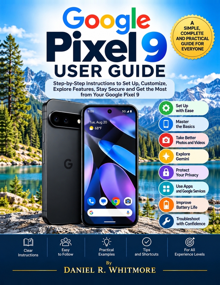 Google Pixel 9 User Guide: A Practical Guide to Setup, Everyday Use, Photography, Privacy, and Common Fixes cover