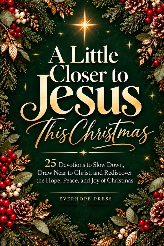 A Little Closer to Jesus This Christmas: 25 Devotions to Slow Down, Draw Near to Christ, and Rediscover the Hope, Peace, and Joy of Christmas cover