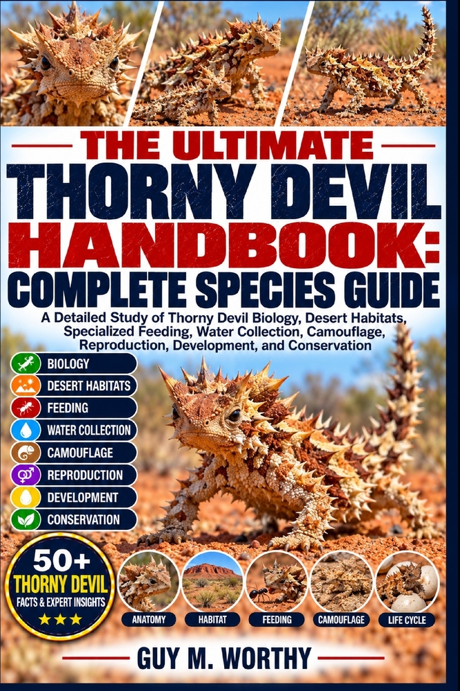 The Ultimate Thorny Devil Handbook: COMPLETE SPECIES GUIDE: A Detailed Study of Thorny Devil Biology, Desert Habitats, Specialized Feeding, Water Coll cover