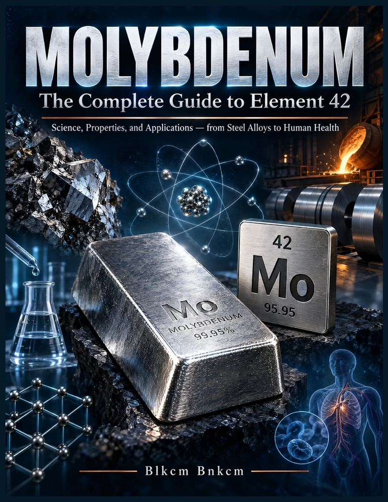 Molybdenum: The Complete Guide to Element 42: Science, Properties, and Applications - from Steel Alloys to Human Health cover