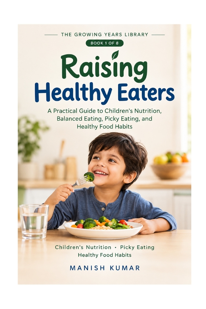 Raising Healthy Eaters: A Practical Guide to Children's Nutrition, Balanced Eating, Picky Eating, and Healthy Food Habits cover