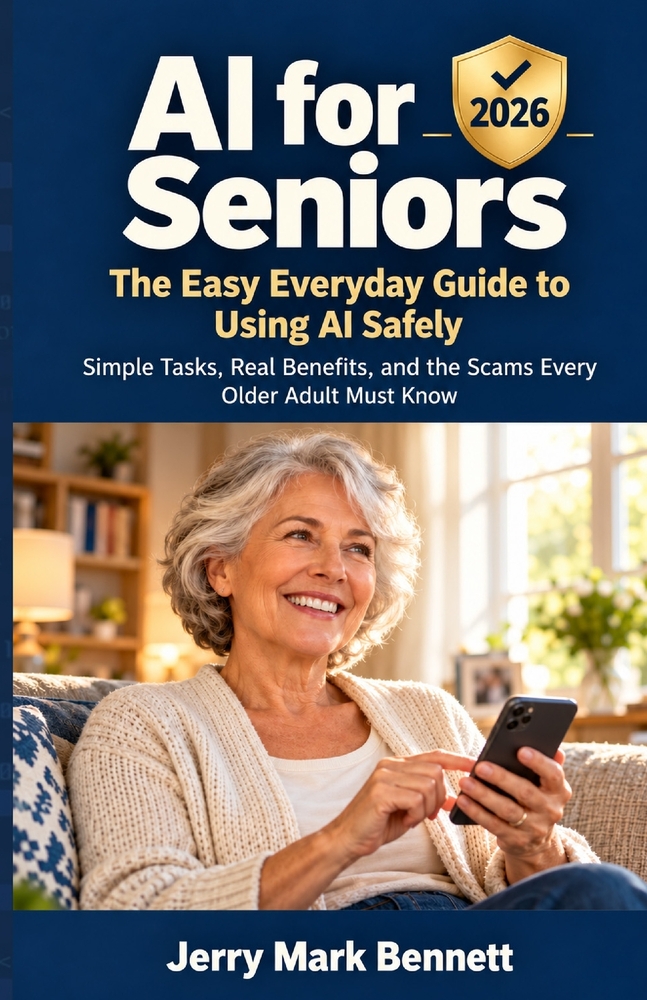 AI for Seniors: The Easy Everyday Guide to Using AI Safely - Simple Tasks, Real Benefits, and the Scams Every Older Adult Must Know cover