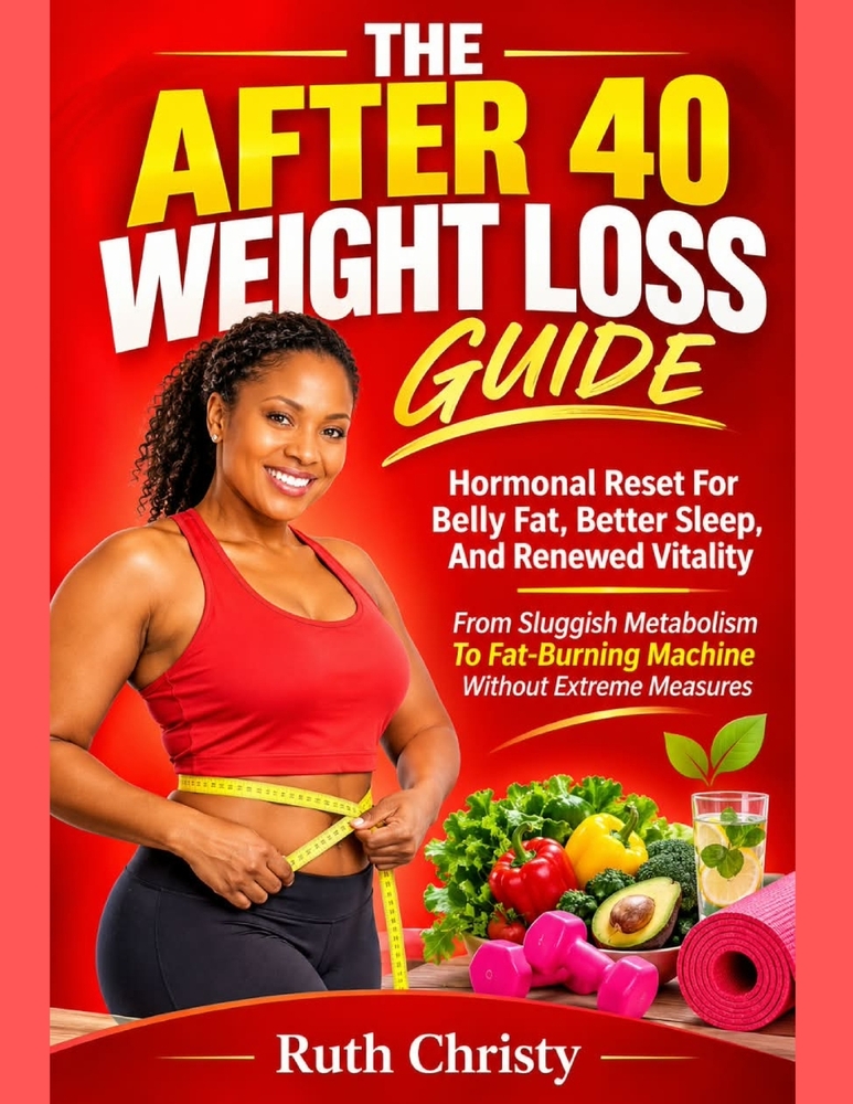 The After 40 Weight Loss Guide: Hormonal Reset For Belly Fat, Better Sleep, And Renewed Vitality From Sluggish Metabolism To Fat-Burning Machine Witho cover