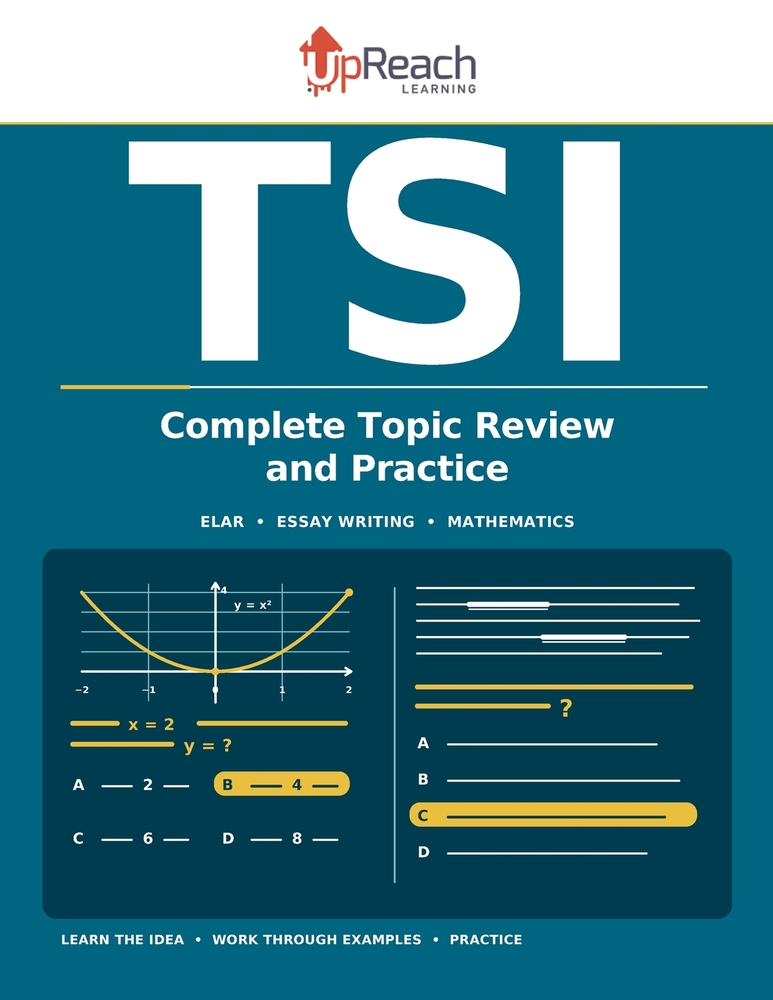 TSI Complete Topic Review and Practice: Elar, Essay Writing, Mathematics cover