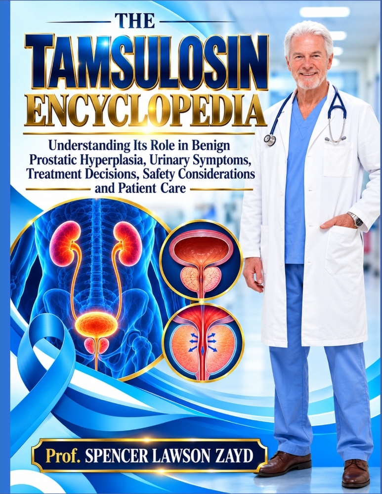 The Tamsulosin Encyclopedia: Understanding Its Role in Benign Prostatic Hyperplasia, Urinary Symptoms, Treatment Decisions, Safety Considerations and cover