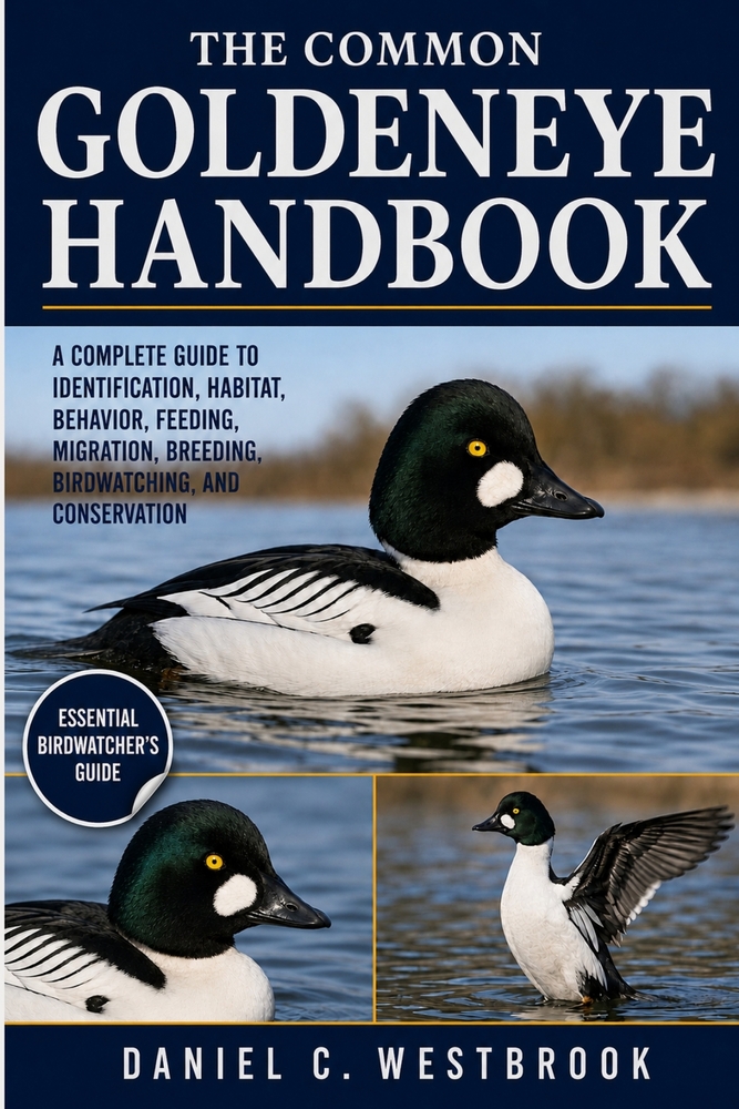 The Common Goldeneye Handbook: A Complete Guide to Identification, Habitat, Behavior, Feeding, Migration, Breeding, Birdwatching, and Conservation cover