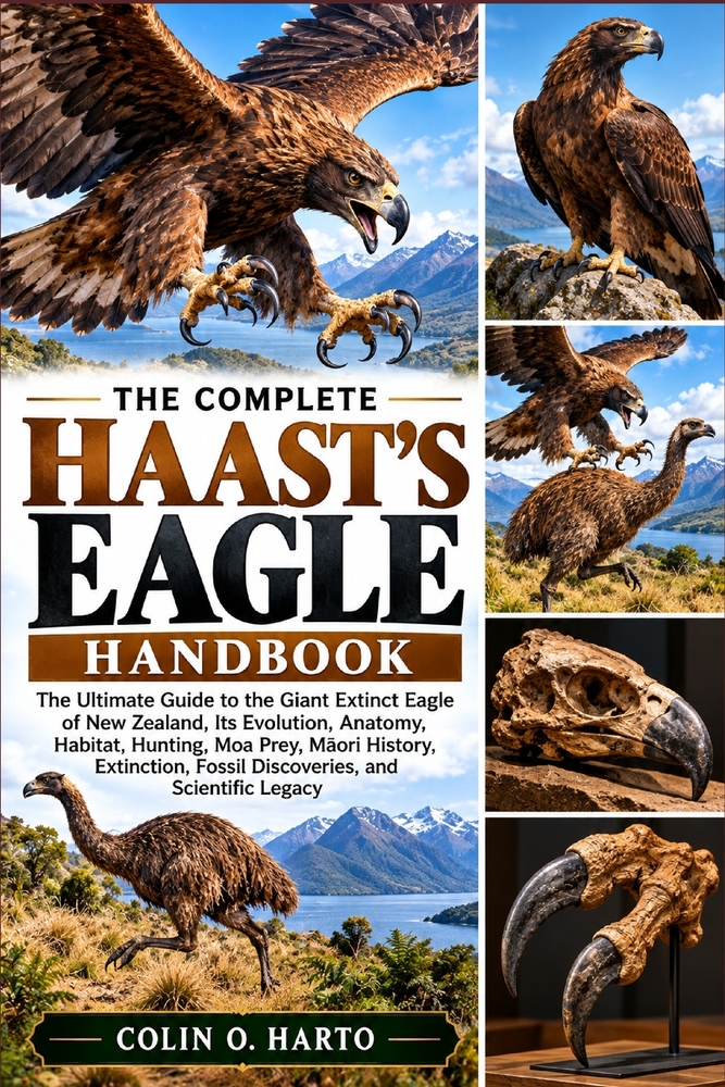 The Complete Haast's Eagle Handbook: The Ultimate Guide to the Giant Extinct Eagle of New Zealand, Its Evolution, Anatomy, Habitat, Hunting, Moa Prey, cover