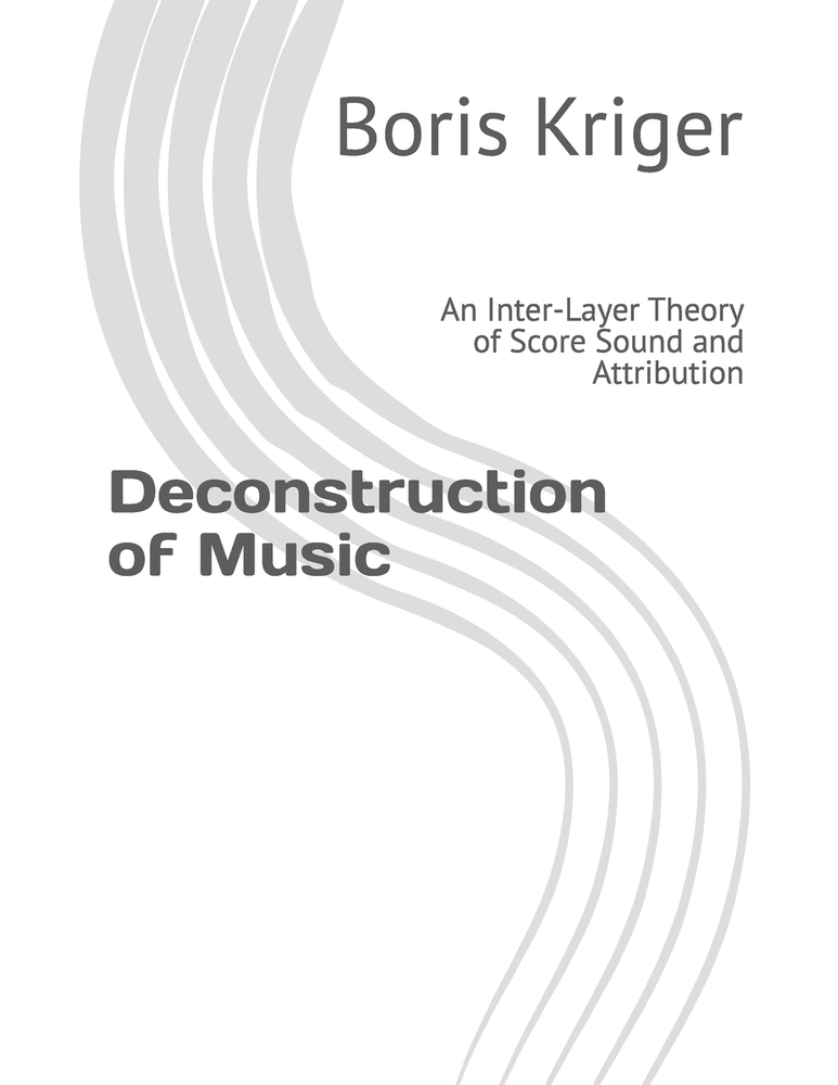 Deconstruction of Music: An Inter-Layer Theory of Score Sound and Attribution cover