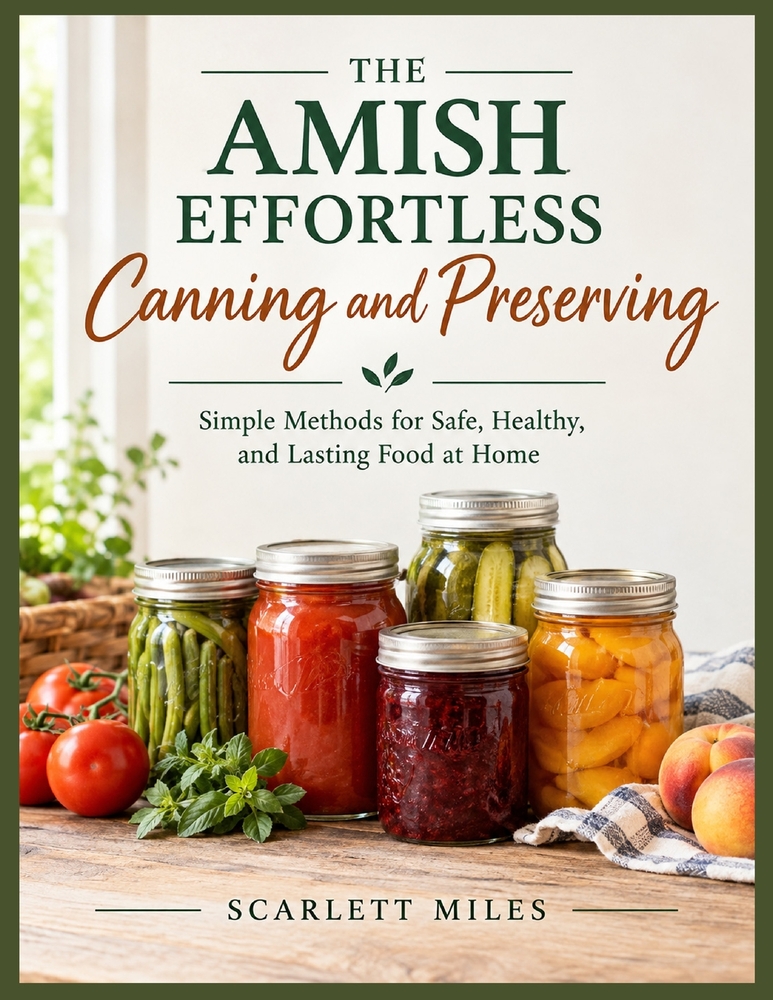 The Amish Effortless Canning and Preserving: Simple Methods for Safe, Healthy, and Lasting Food at Home cover