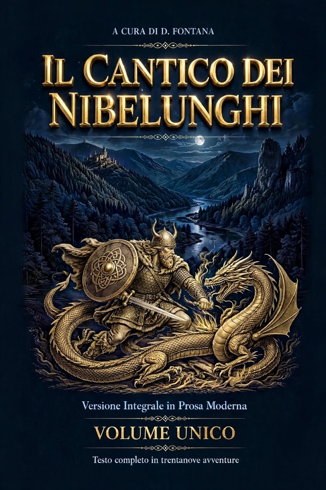 Il Cantico Dei Nibelunghi: Testo completo in trentanove avventure cover