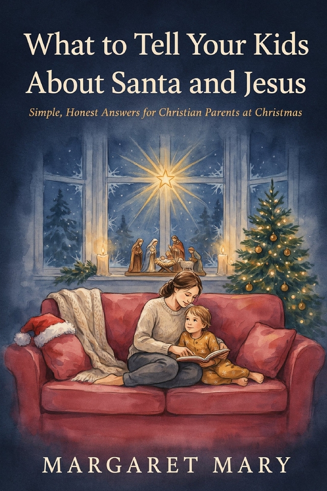What to Tell Your Kids About Santa and Jesus: Simple, Honest Answers for Christian Parents at Christmas cover