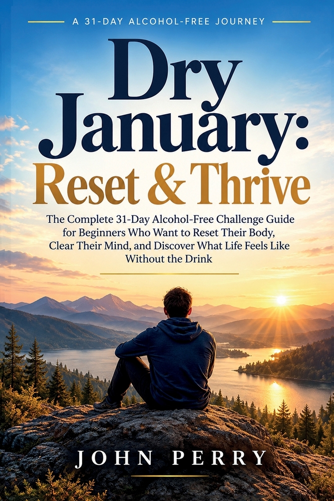 January: Reset & Thrive by John Perry: The Complete 31-Day Alcohol-Free Challenge Guide for Beginners Who Want to Reset Their Body, Clear Their Mind, cover
