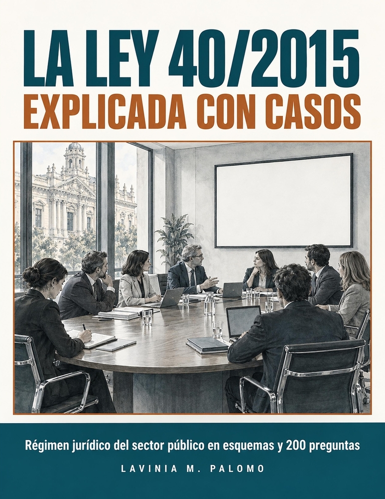 La Ley 40/2015 explicada con casos: Régimen jurídico del sector público en esquemas y 200 preguntas cover