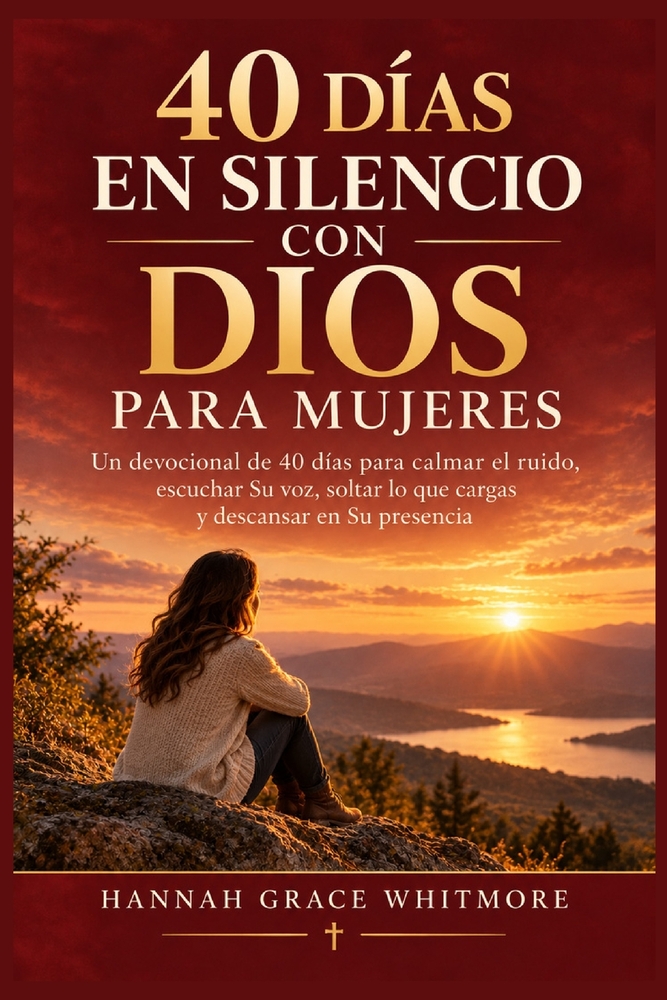 40 Días En Silencio Con Dios Para Mujeres: Un devocional de 40 días para calmar el ruido, escuchar Su voz, soltar lo que cargas y descansar en Su pres cover