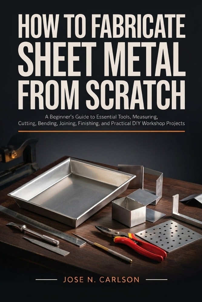 How to Fabricate Sheet Metal from Scratch: A Beginner's Guide to Essential Tools, Measuring, Cutting, Bending, Joining, Finishing, and Practical DIY W cover