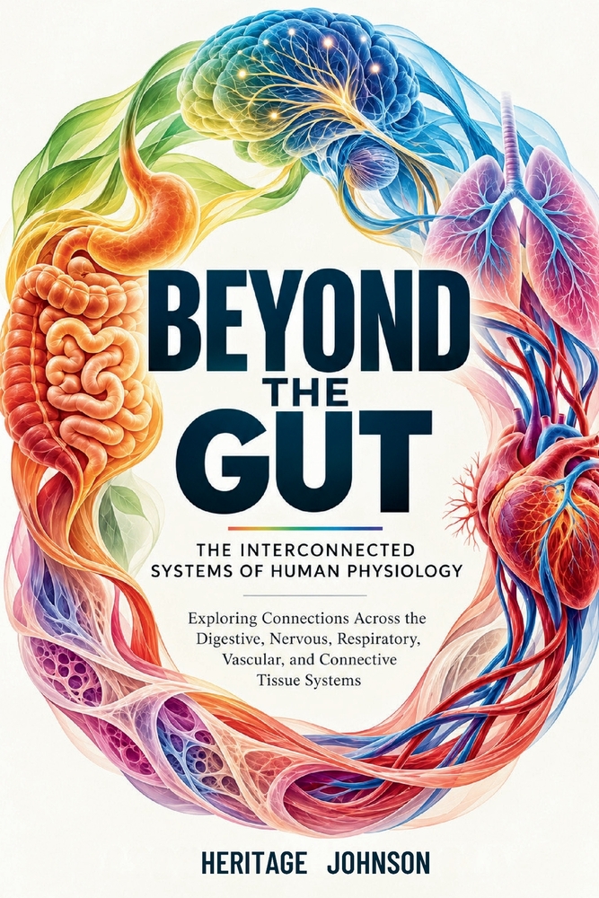 BEYOND THE GUT - The Interconnected Systems of Human Physiology: Exploring Connections Across the Digestive, Nervous, Respiratory, Vascular, and Conne cover