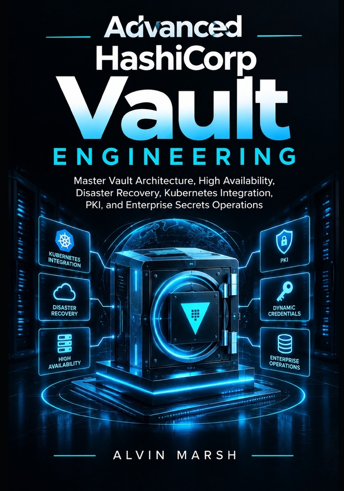 Advanced HashiCorp Vault Engineering: Master Vault Architecture, High Availability, Disaster Recovery, Kubernetes Integration, PKI, and Enterprise Sec cover