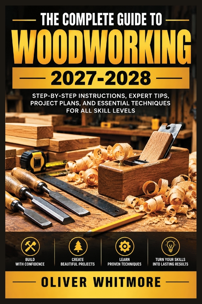 The Complete Guide to Woodworking 2027-2028: Precision Joinery, Advanced Tool Skills, Furniture Construction, Expert Finishing Methods, and Workshop P cover