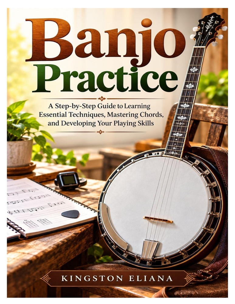 Banjo Practice: A Step-by-Step Guide to Learning Essential Techniques, Mastering Chords, and Developing Your Playing Skills cover