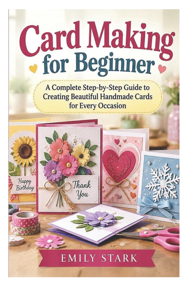 Card Making for Beginner: A Complete Step-by-Step Guide to Creating Beautiful Handmade Cards for Every Occasion cover