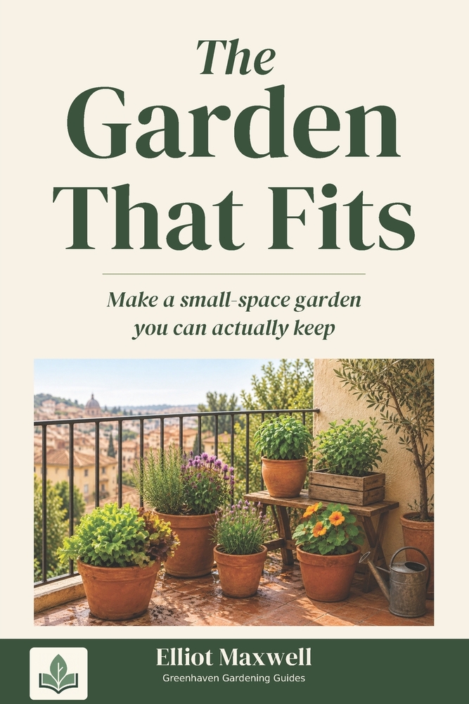 The Garden That Fits: Make a small-space garden you can actually keep cover