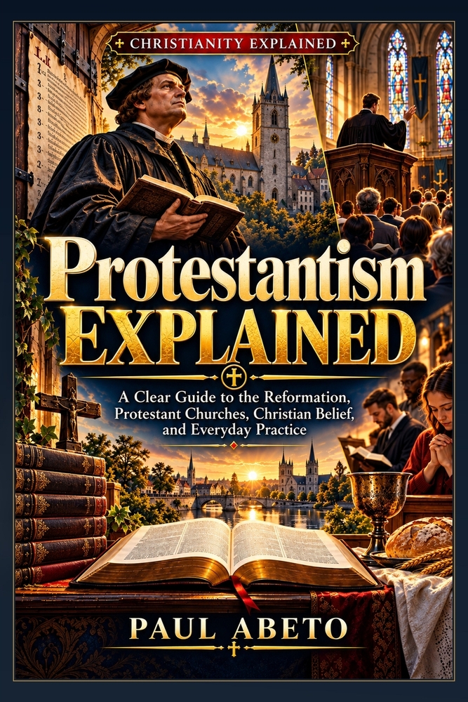 Protestantism Explained: A Clear Guide to the Reformation, Protestant Churches, Christian Belief, and Everyday Practice cover