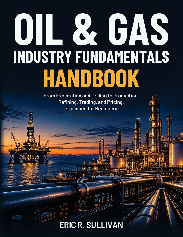 Oil & Gas Industry Fundamentals Handbook: From Exploration and Drilling to Production, Refining, Trading, and Pricing, Explained for Beginners cover