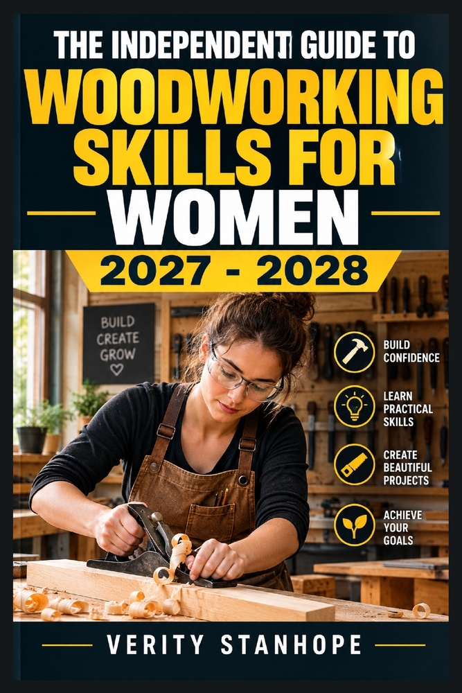 The Independent Guide to Woodworking Skills for Women 2027 - 2028: practical Projects, Essential Tools, Workshop Safety, Joinery, Finishing Techniques cover