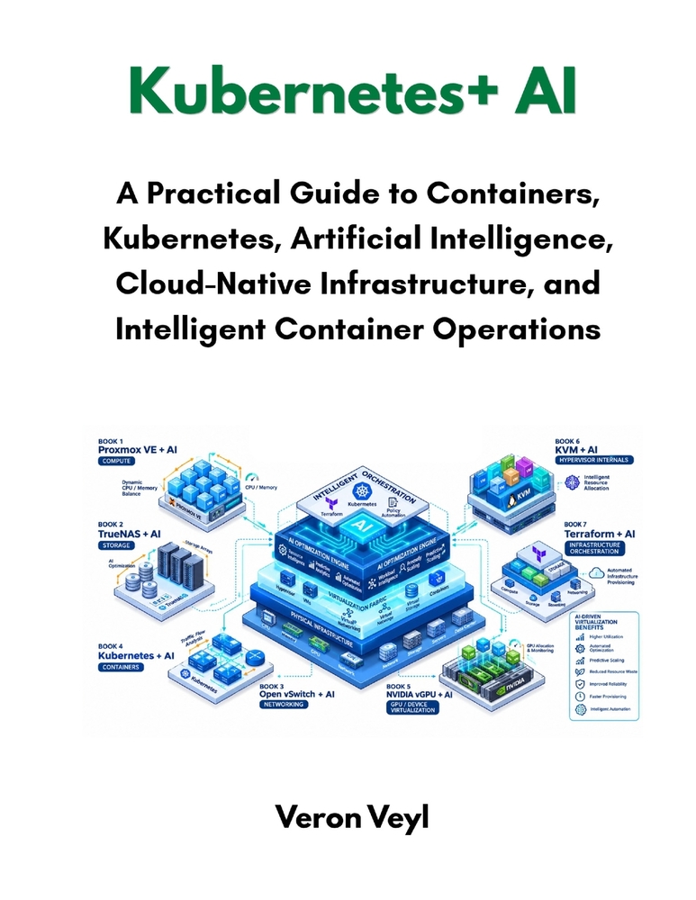 Kubernetes + AI: A Practical Guide to Containers, Kubernetes, Artificial Intelligence, Cloud Native Infrastructure and Intelligent Container Operation cover
